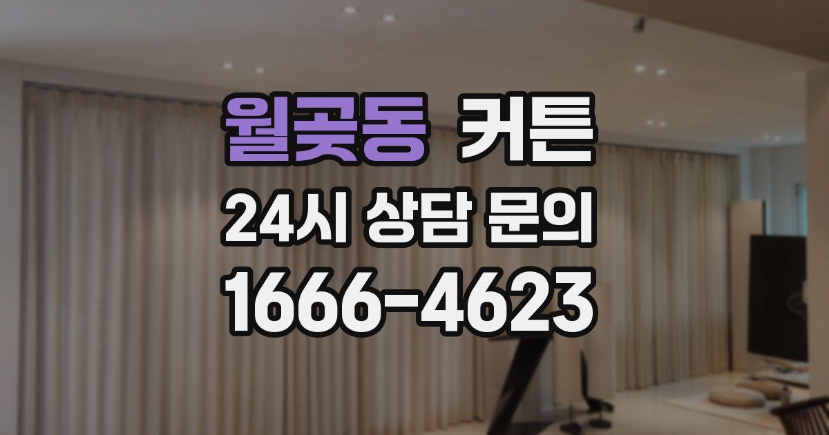 월곶동 커튼