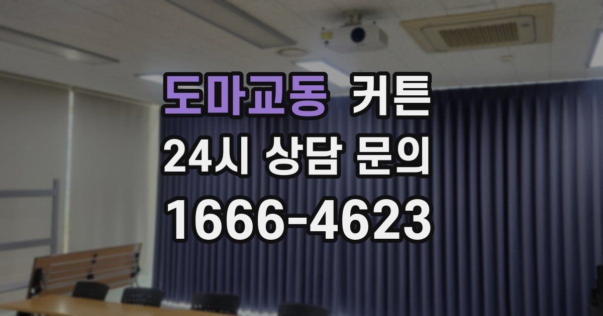 도마교동 커튼