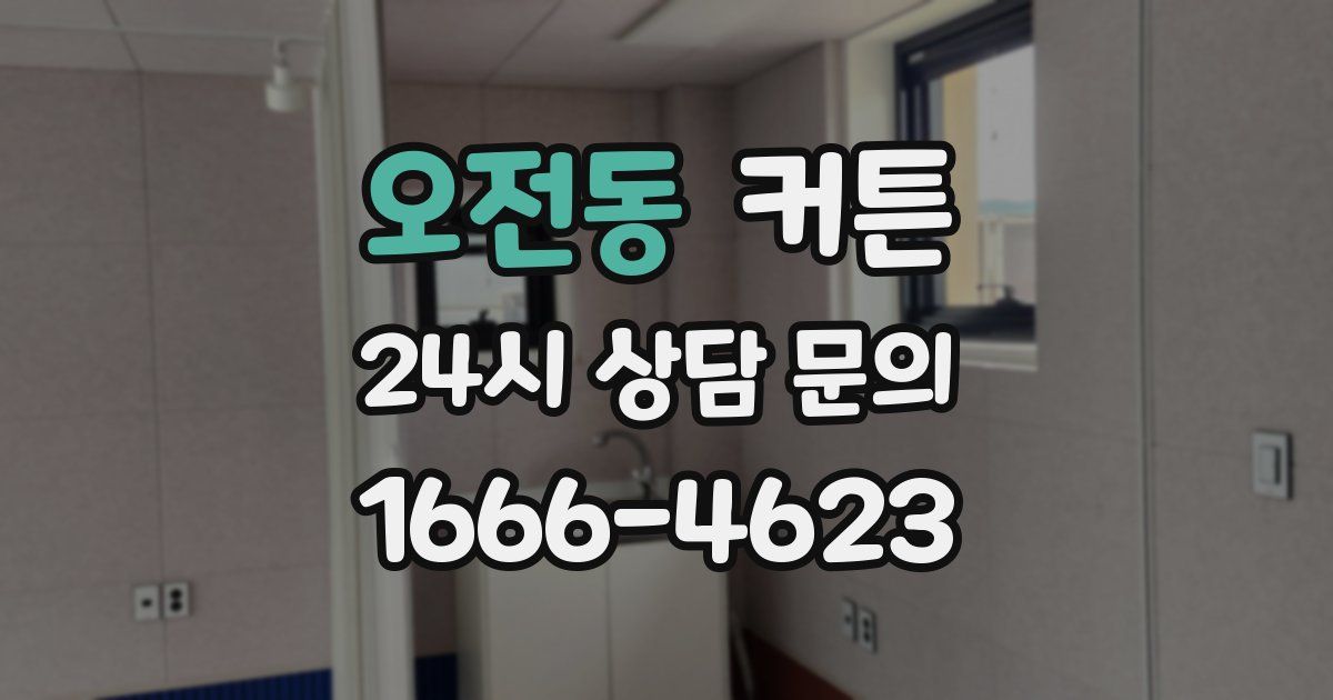 오전동 커튼