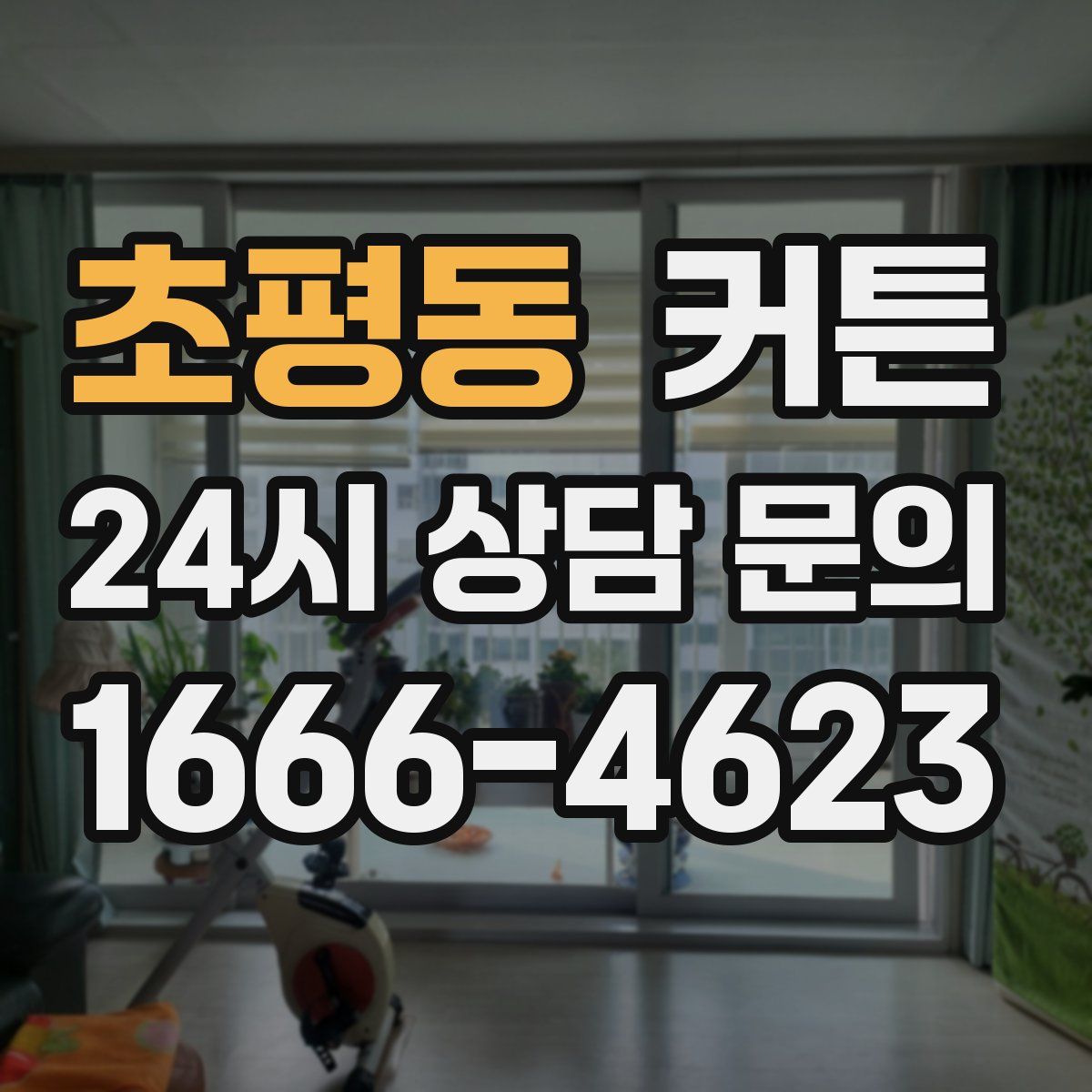 초평동 커튼