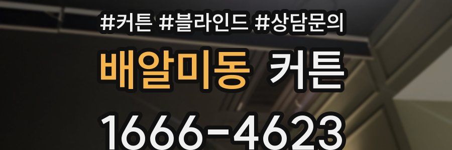 배알미동 커튼