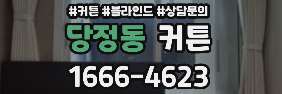 당정동 커튼