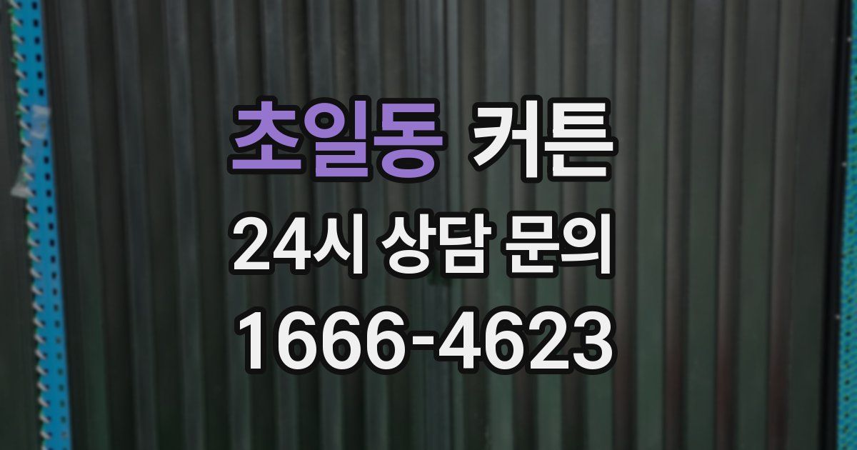 초일동 커튼