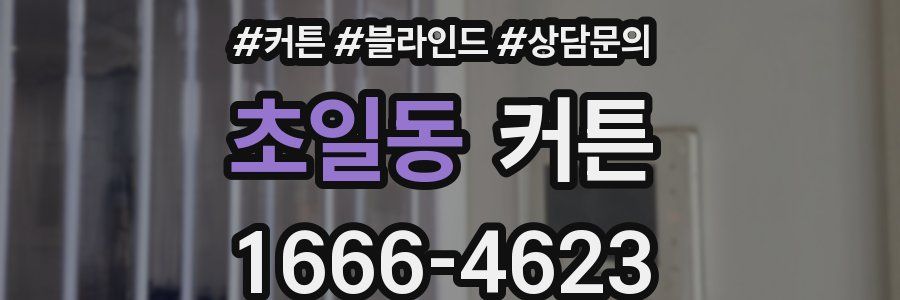 초일동 커튼