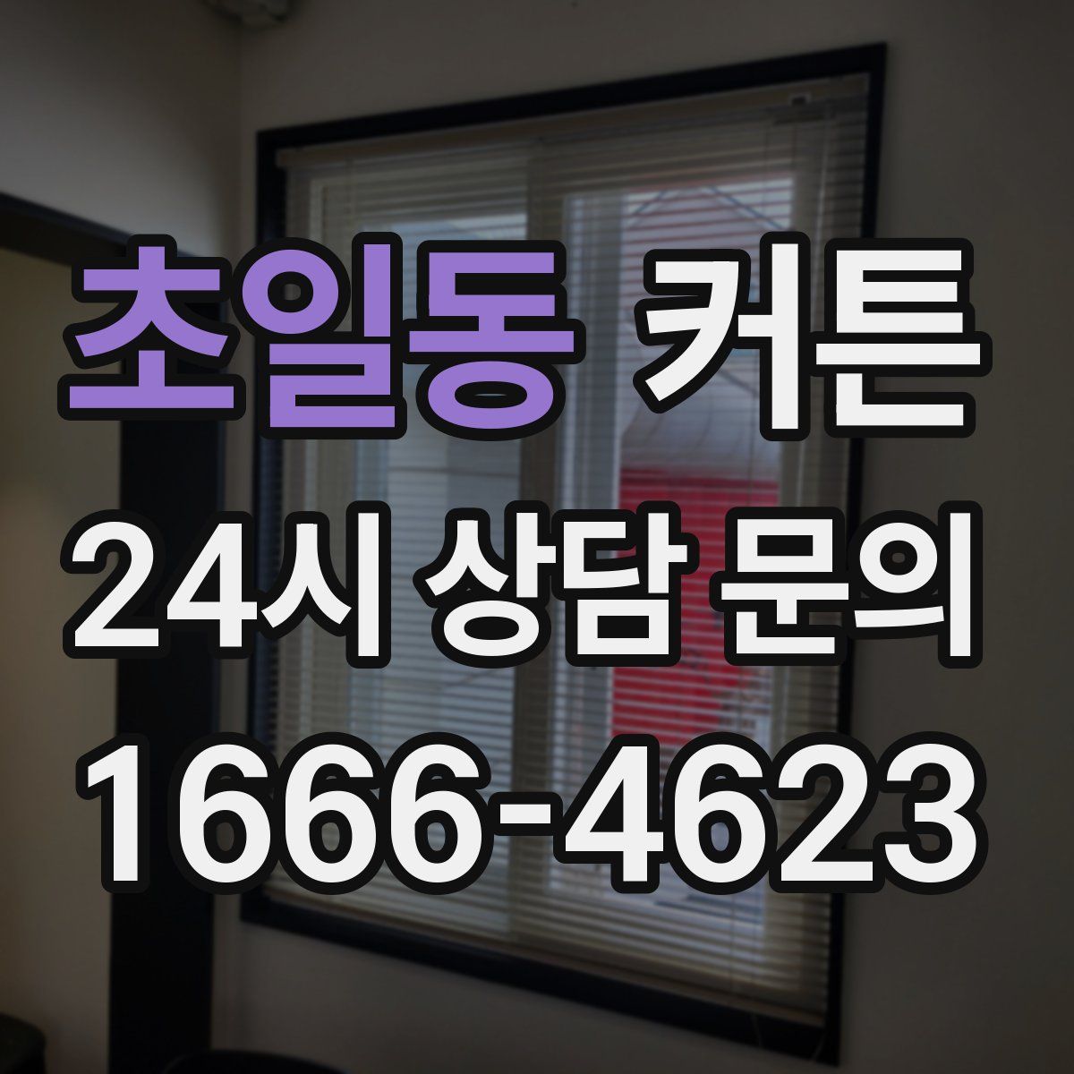 초일동 커튼