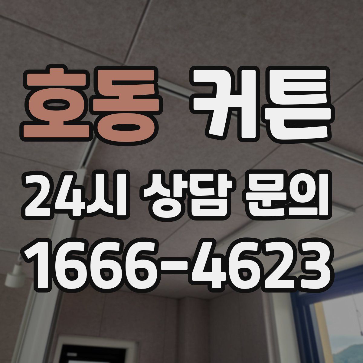 호동 커튼