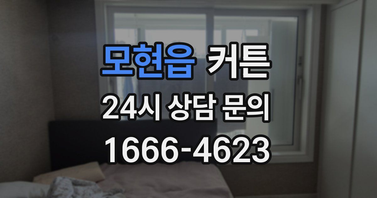 모현읍 커튼