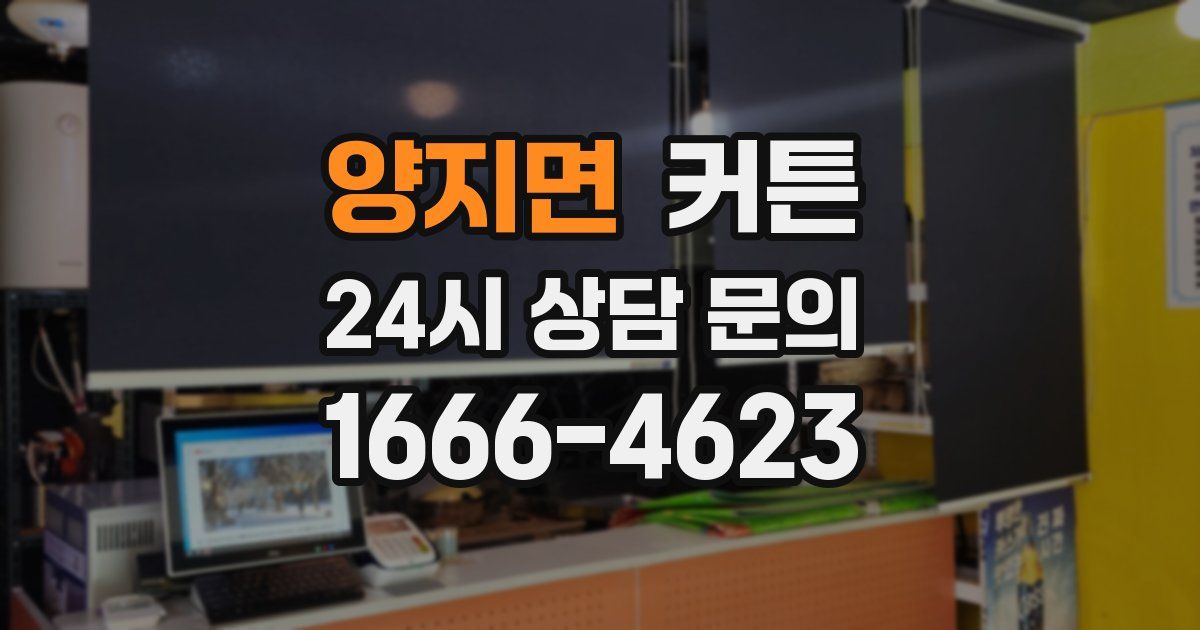 양지면 커튼