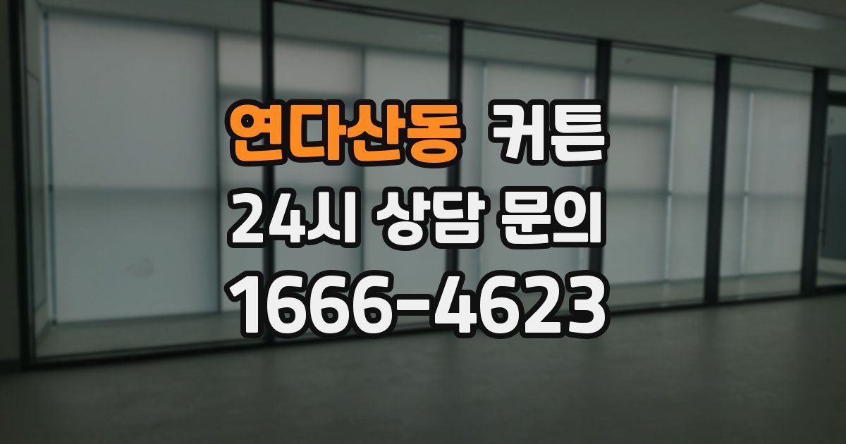 연다산동 커튼