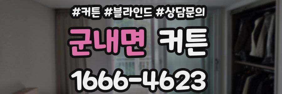 군내면 커튼