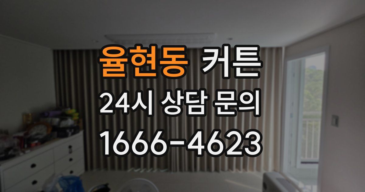 율현동 커튼
