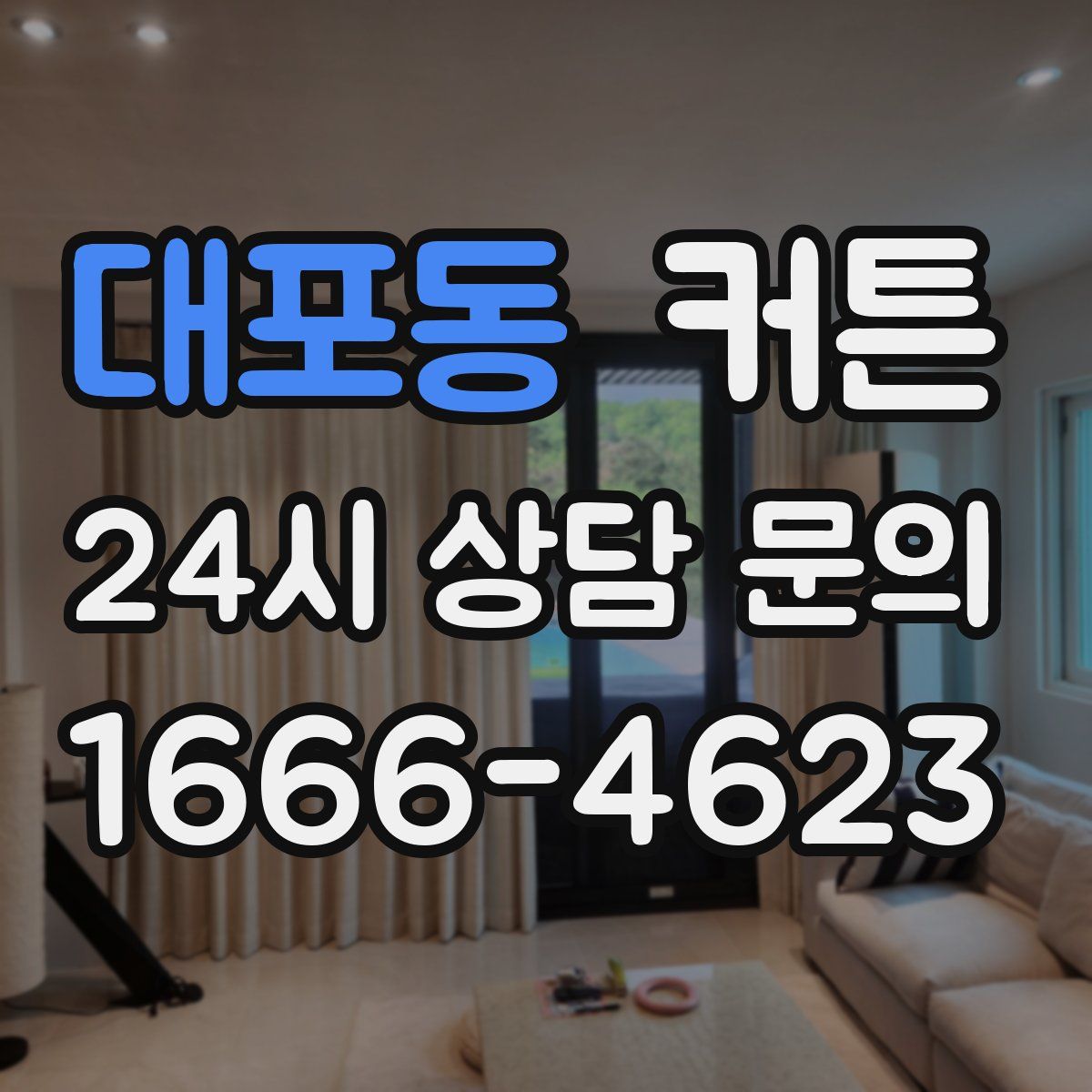 대포동 커튼