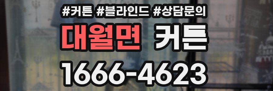 대월면 커튼