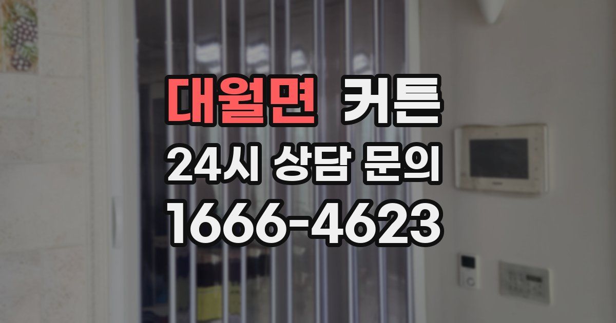 대월면 커튼