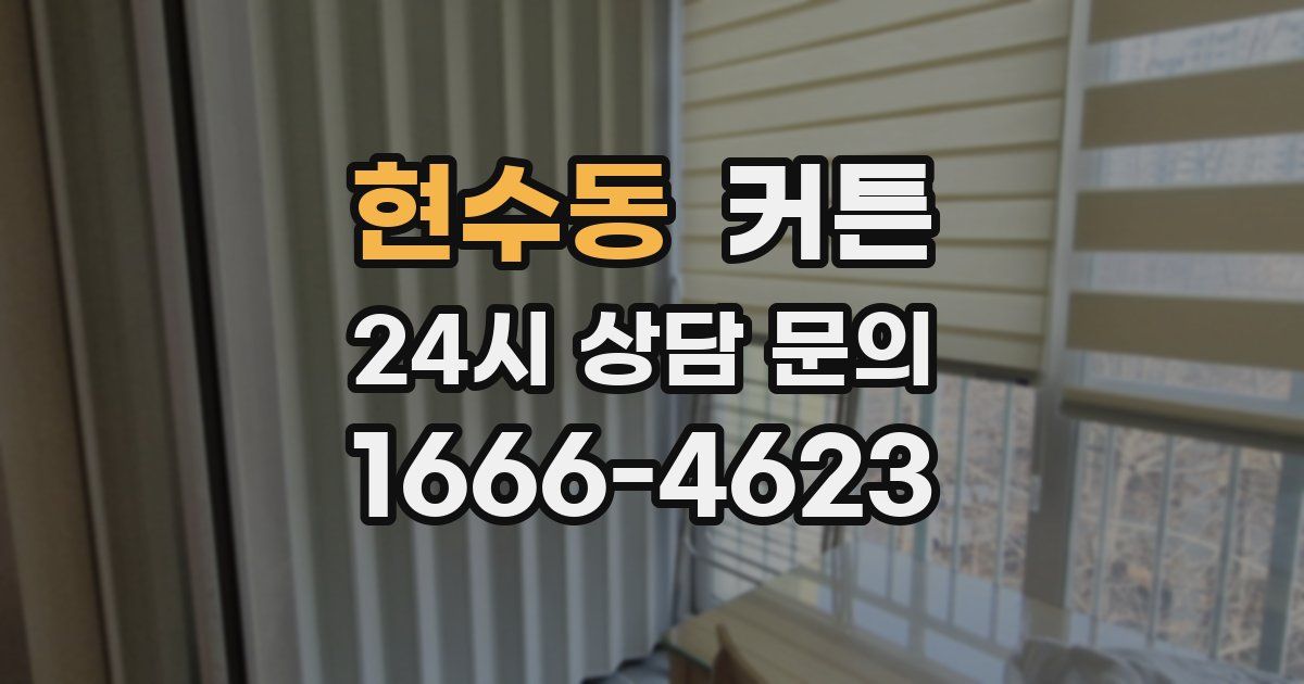 현수동 커튼