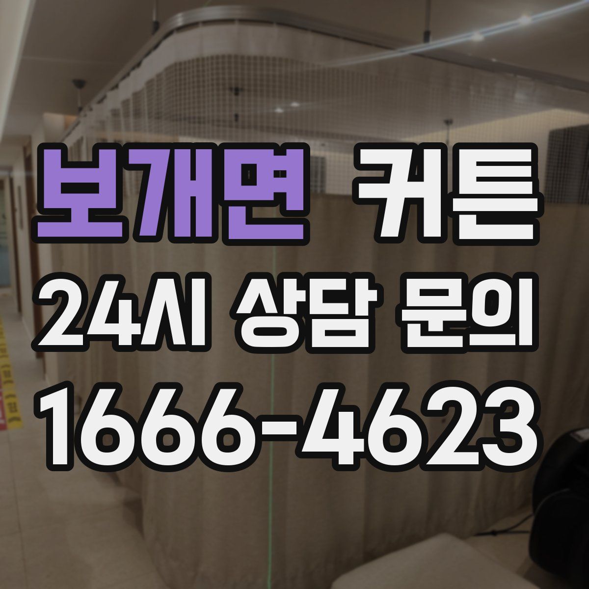 보개면 커튼
