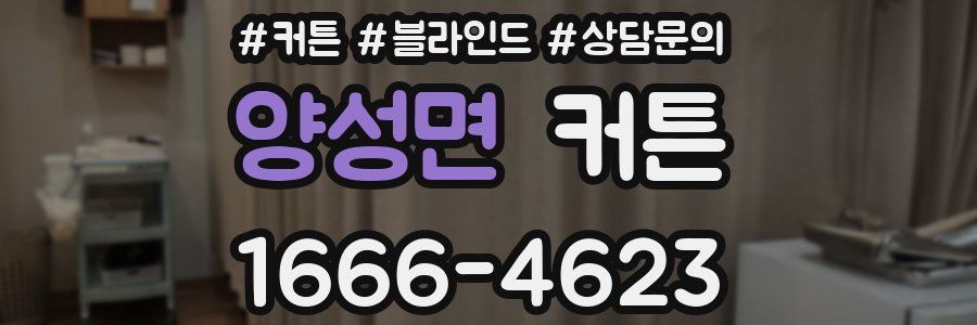 양성면 커튼