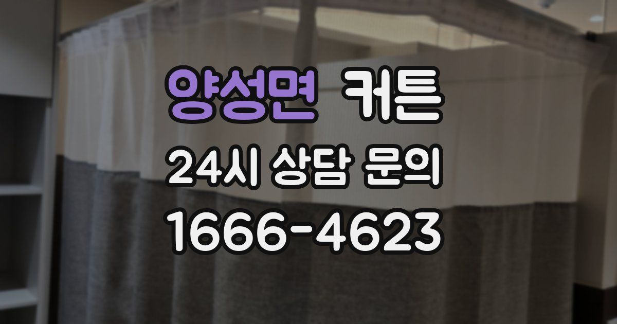 양성면 커튼