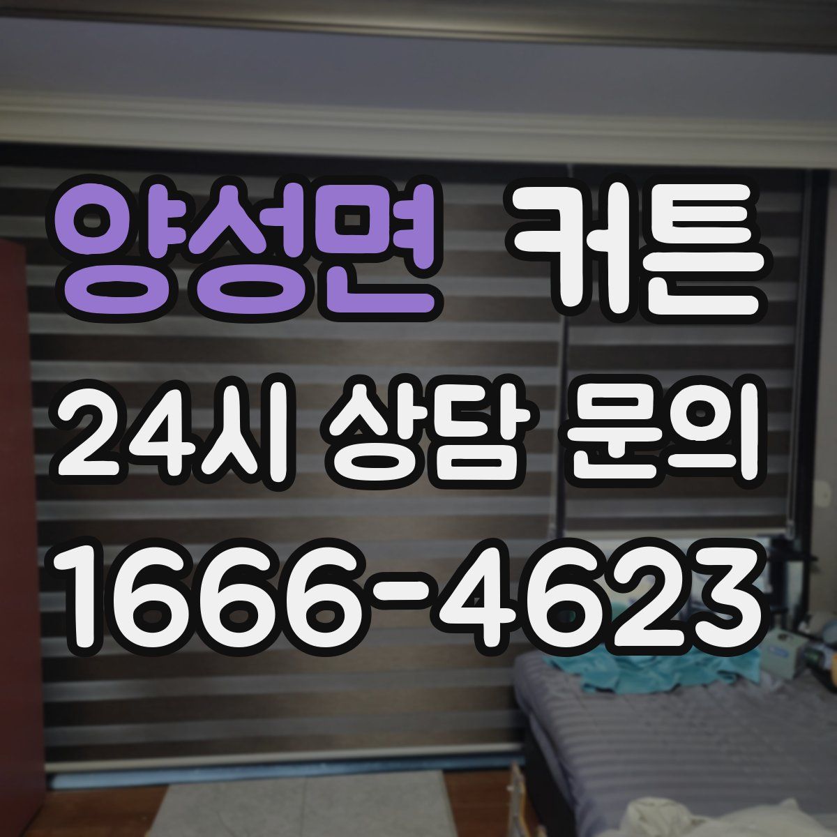 양성면 커튼