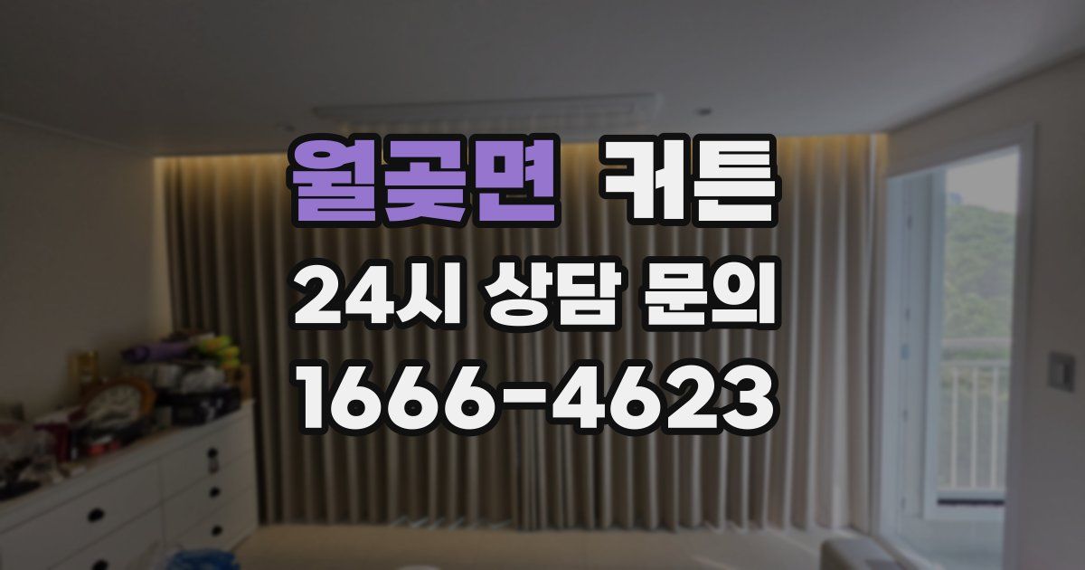 월곶면 커튼