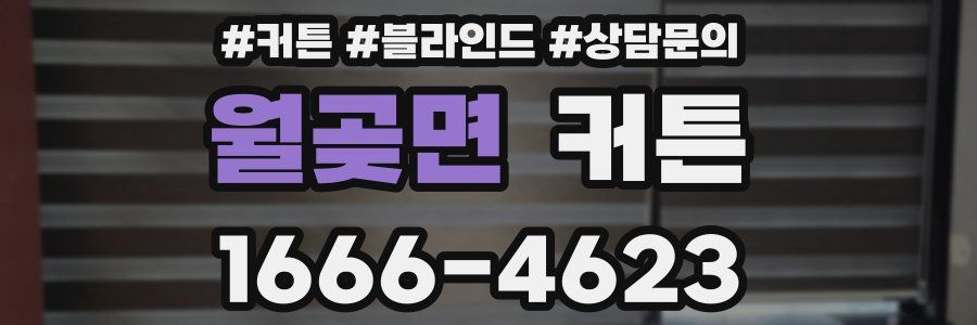 월곶면 커튼