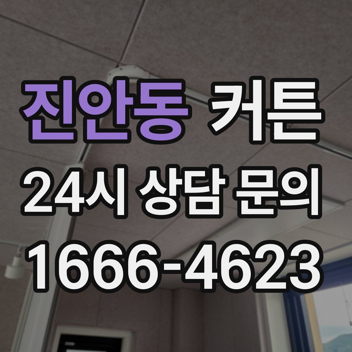 진안동 커튼