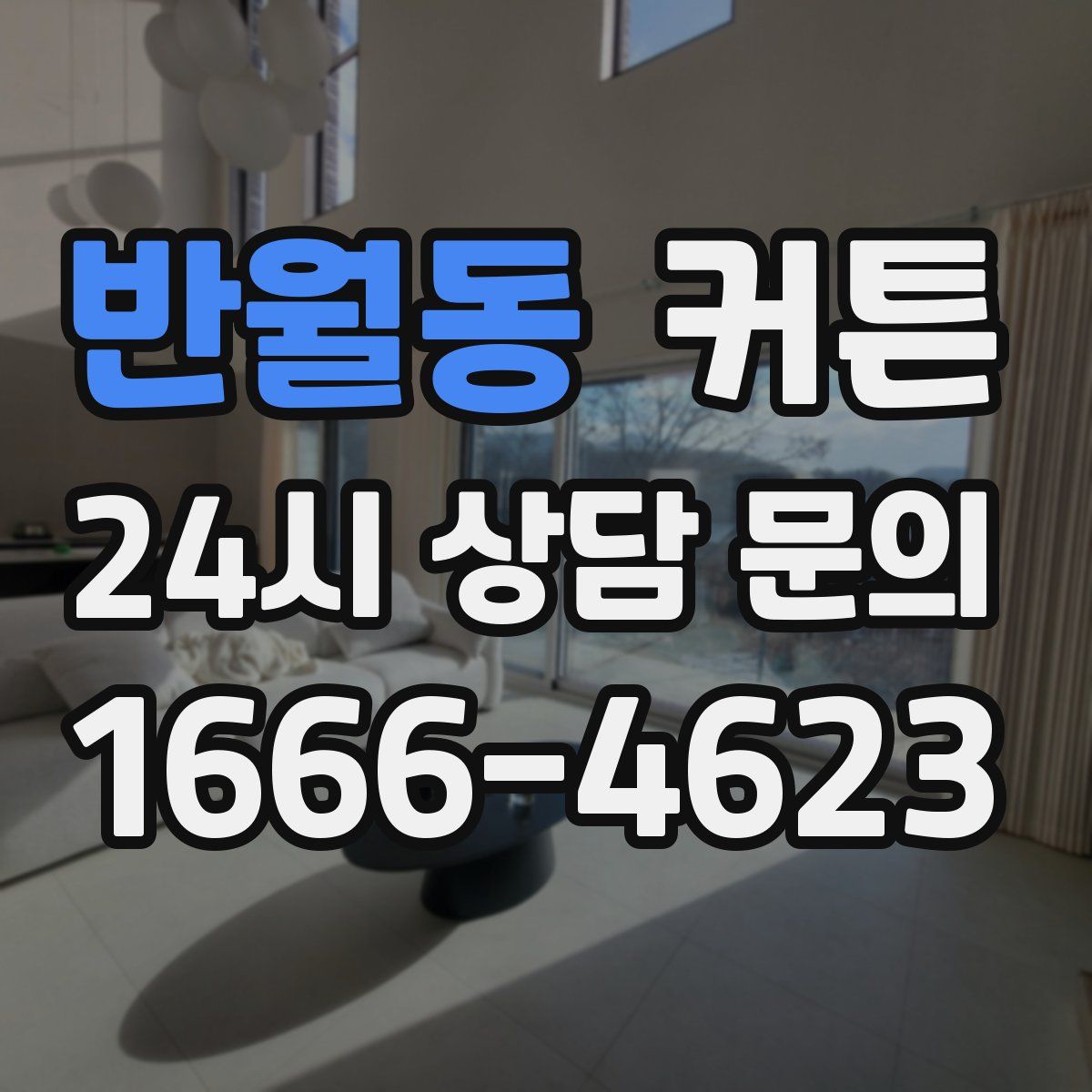 반월동 커튼
