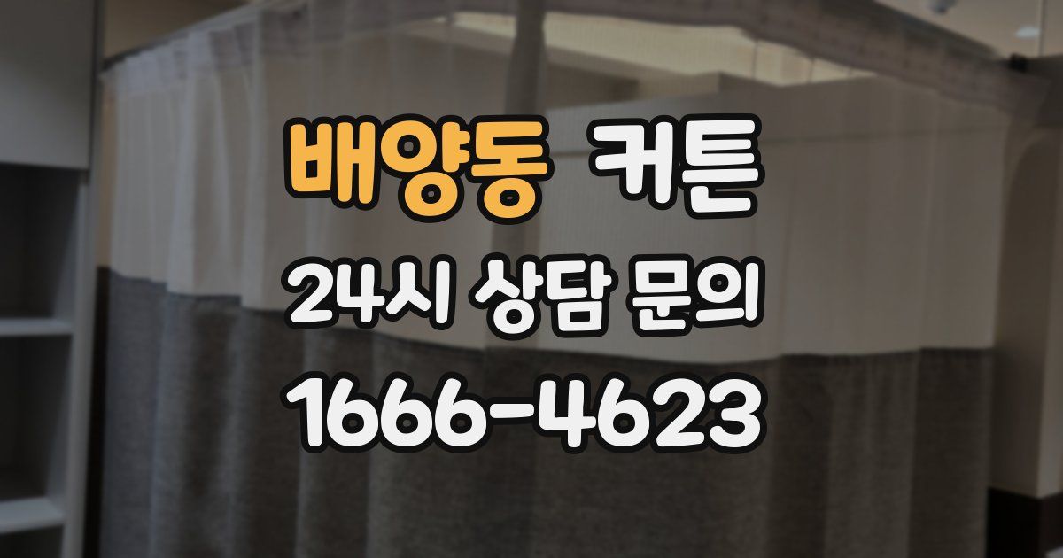 배양동 커튼