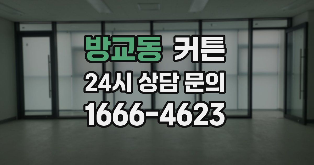 방교동 커튼