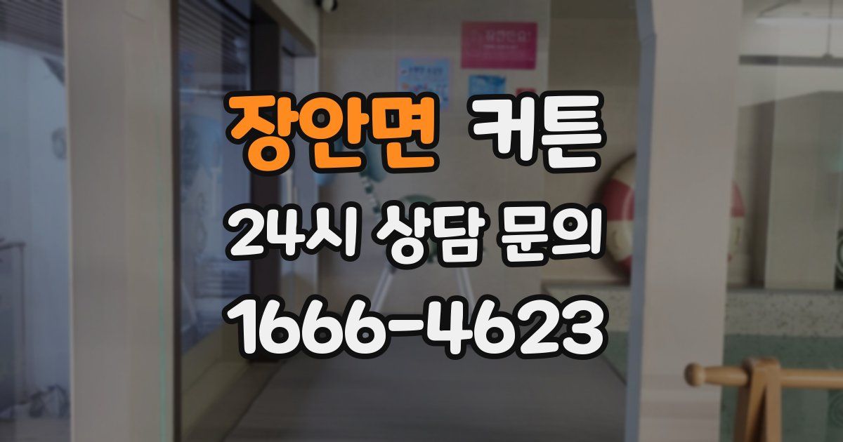 장안면 커튼