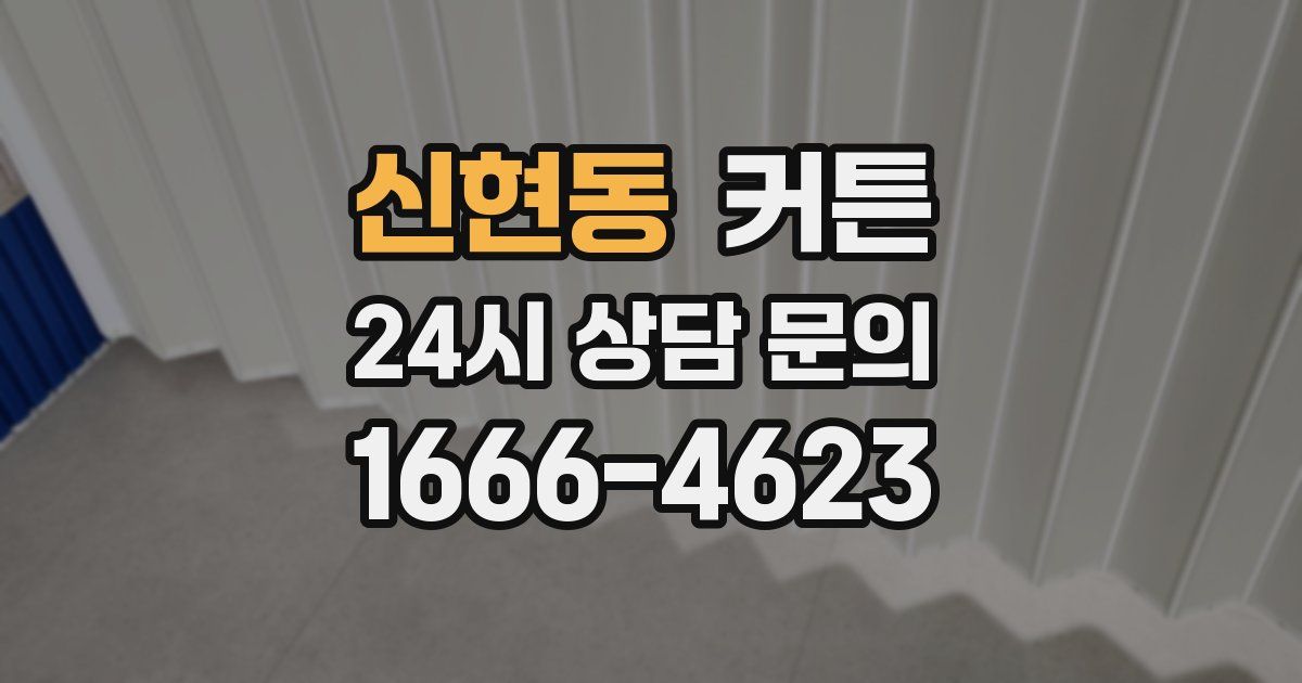 신현동 커튼