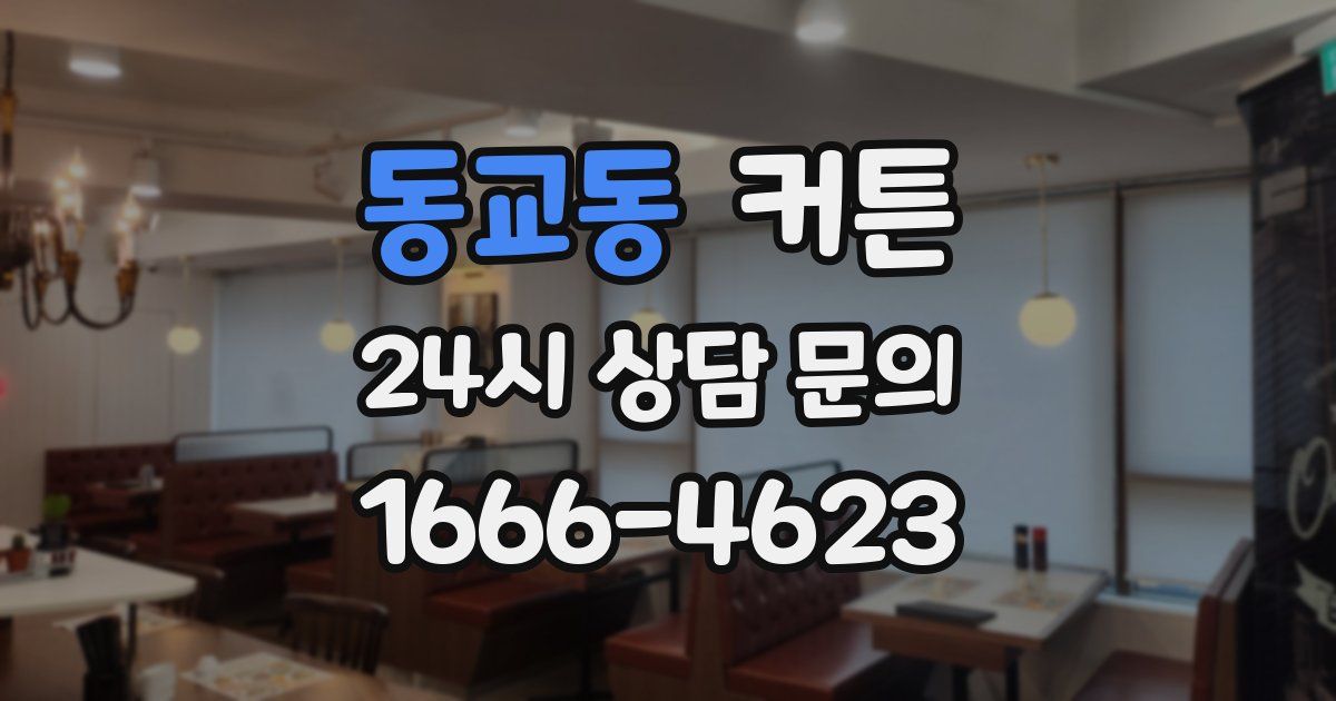 동교동 커튼