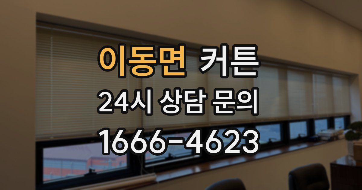 이동면 커튼