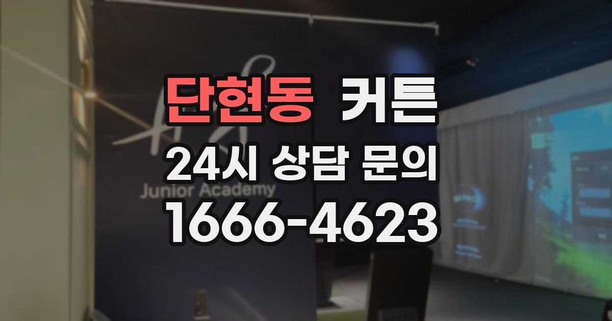 단현동 커튼
