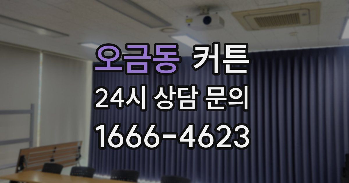 오금동 커튼