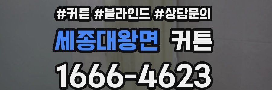 세종대왕면 커튼