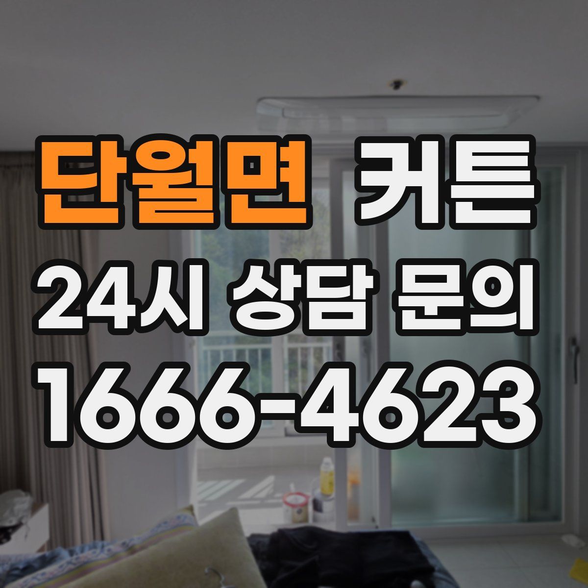 단월면 커튼