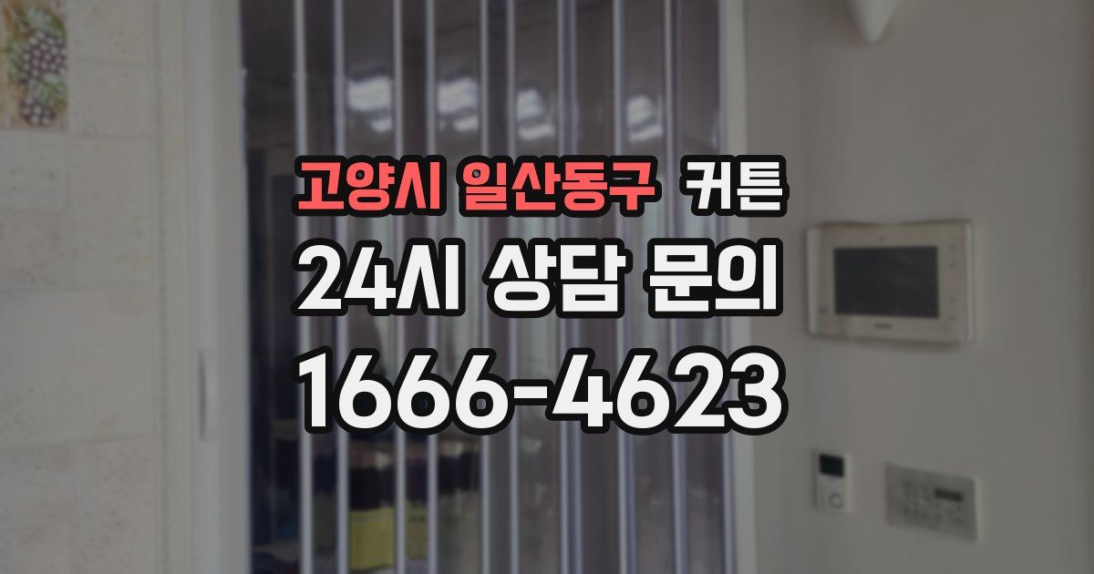 고양시 일산동구 커튼