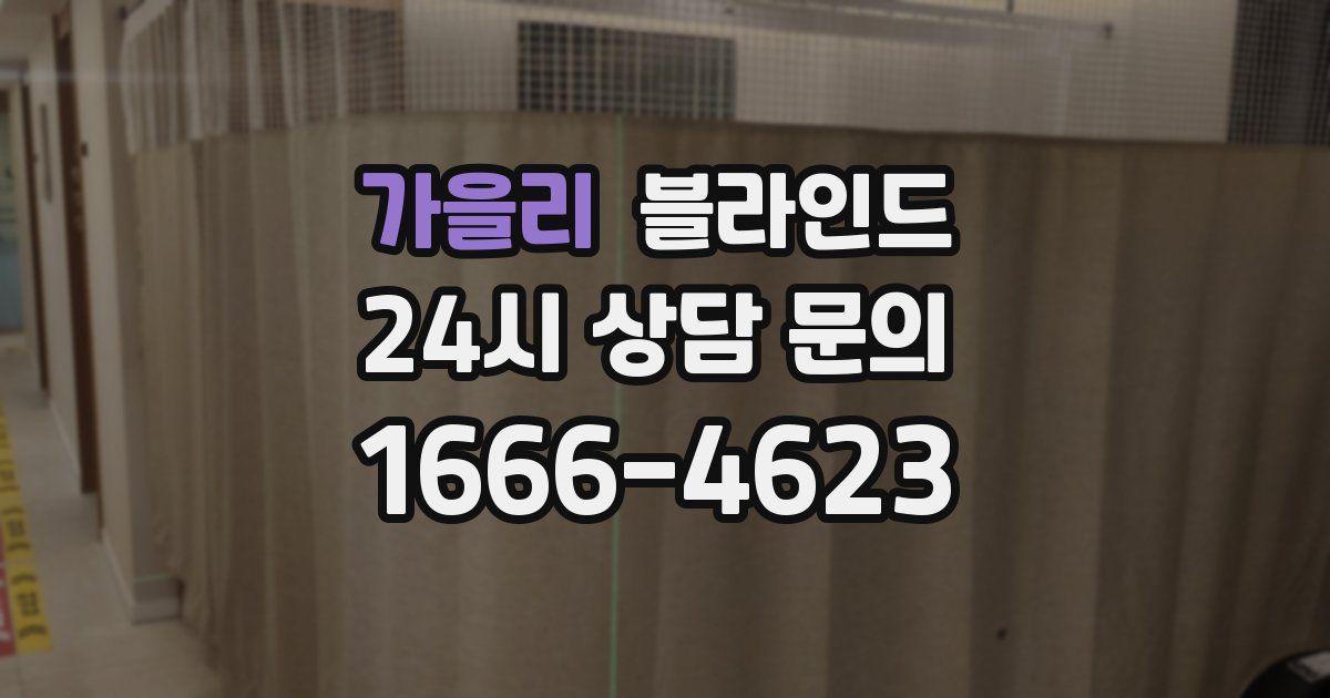 가을리 블라인드