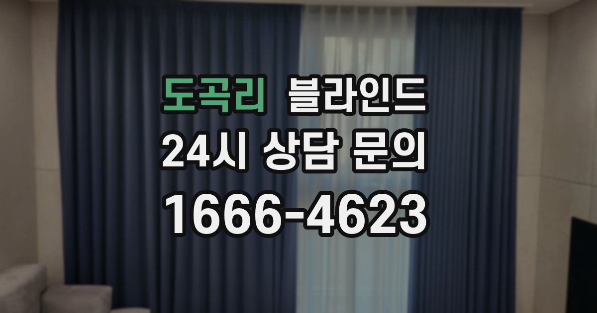 도곡리 블라인드