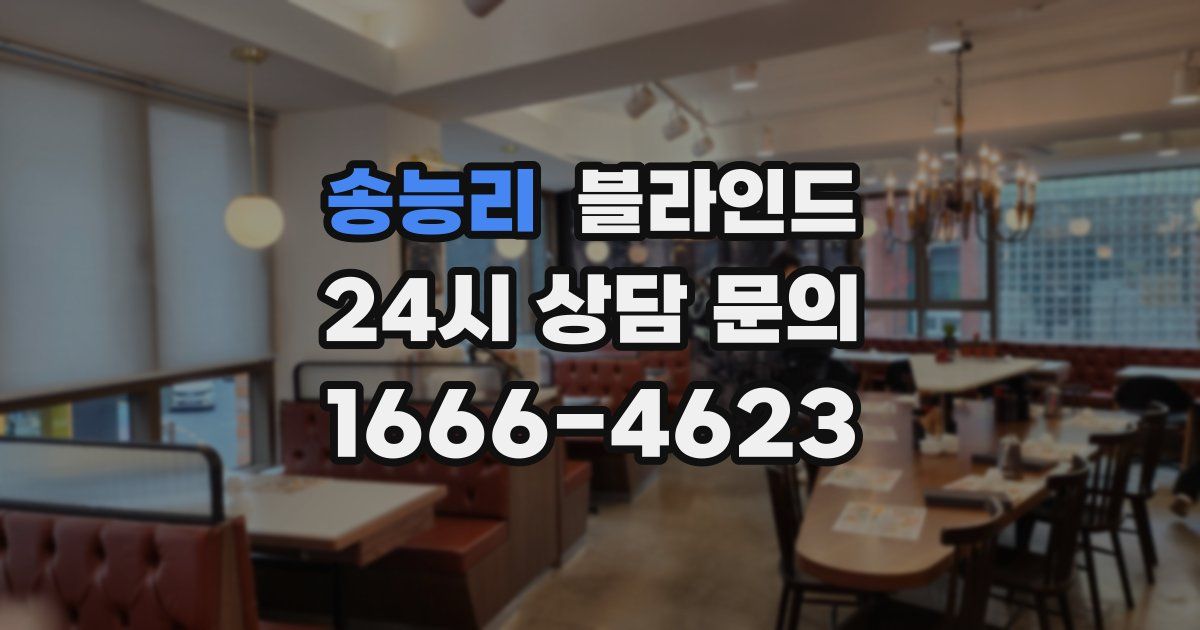 송능리 블라인드