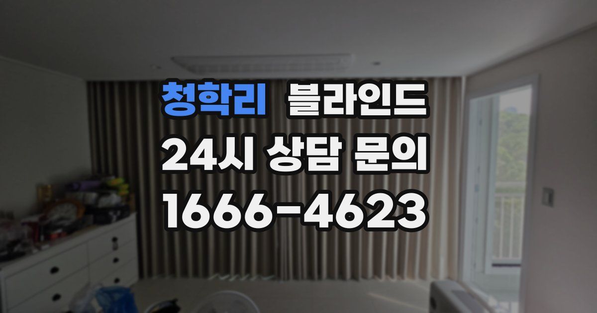 청학리 블라인드