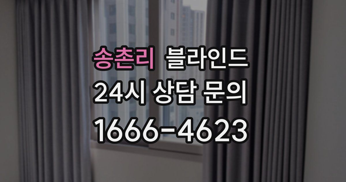 송촌리 블라인드