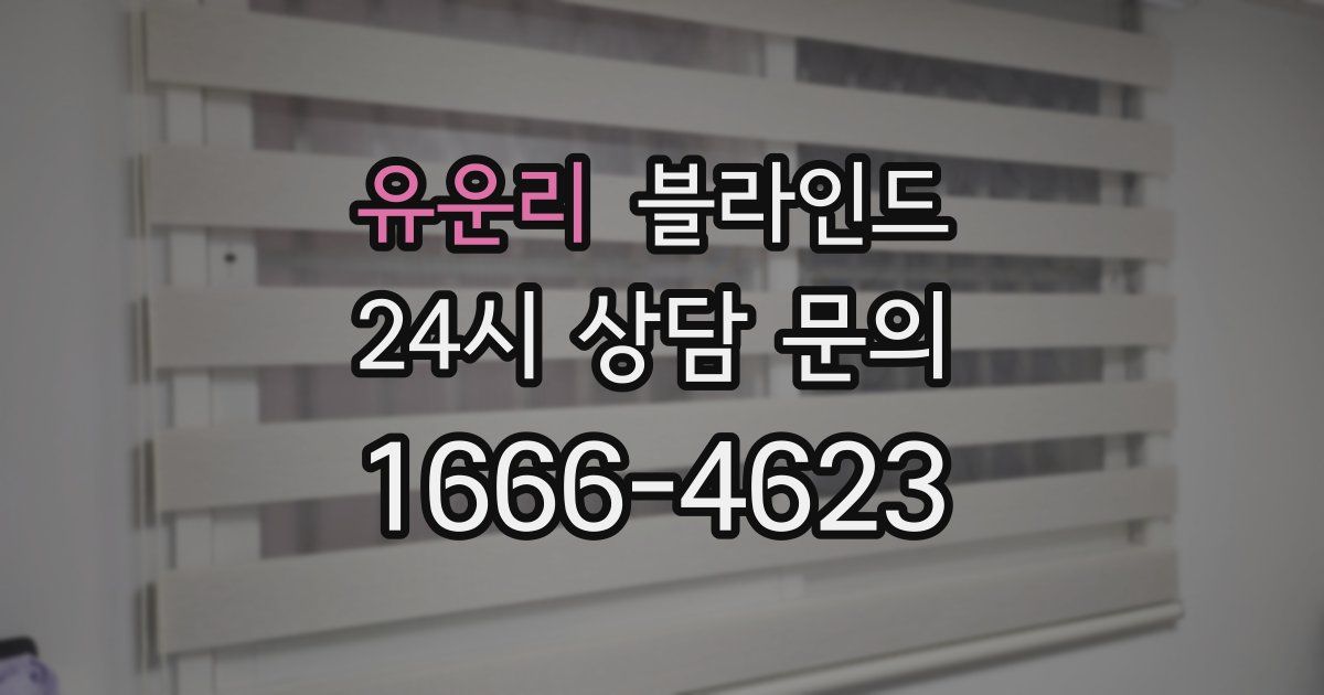 유운리 블라인드