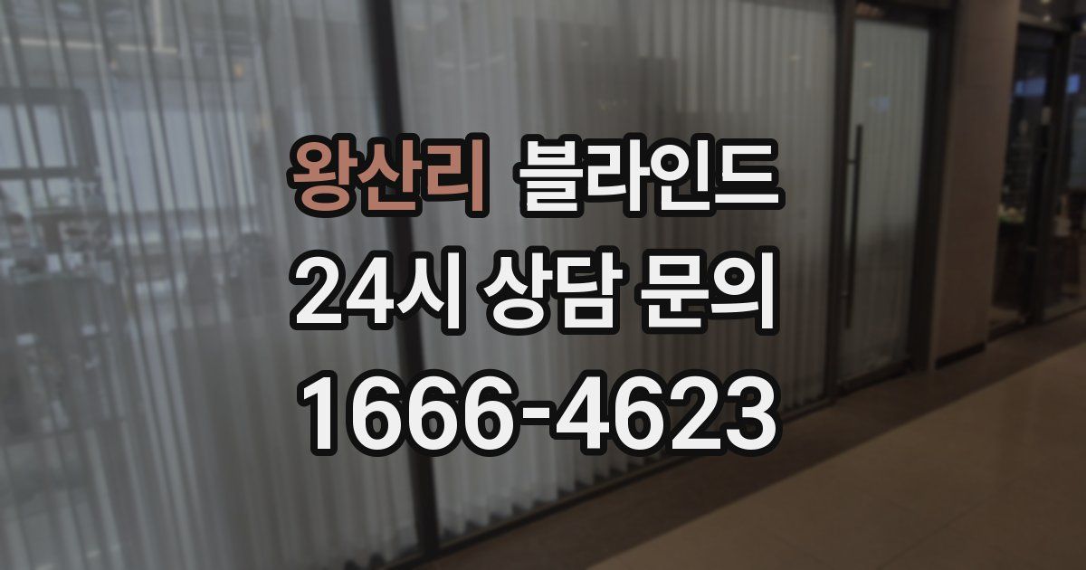왕산리 블라인드