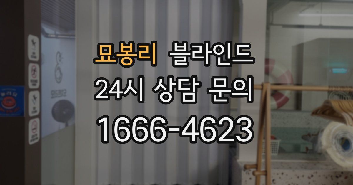 묘봉리 블라인드