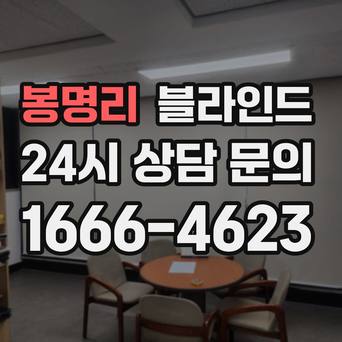 봉명리 블라인드