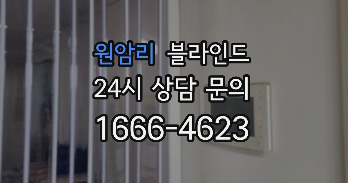 원암리 블라인드