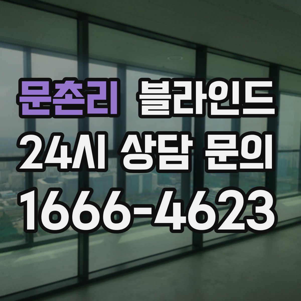 문촌리 블라인드