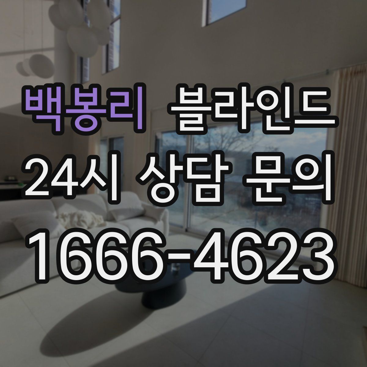 백봉리 블라인드